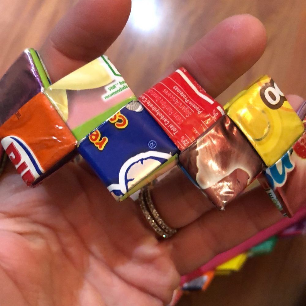 Retro candy wrapper Shoulder bag. - Picture 8 of 10